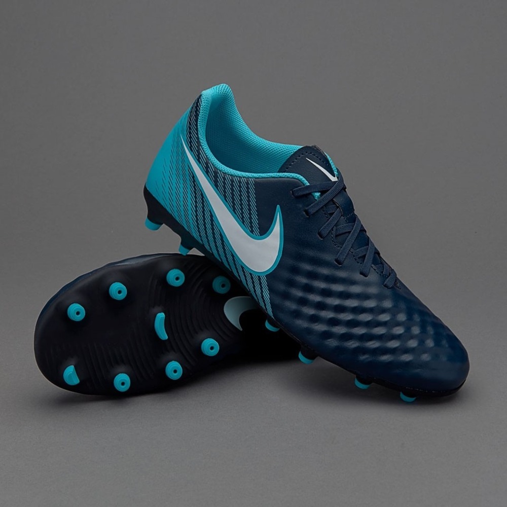 Nike Magista Ola II FG Soccer Cleats Football‎ Blue White 11 Shoes 844420-414